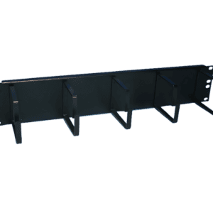 AlignFlow Horizontal Cable Manager, 19" 2U, with 5 Vertical Rings