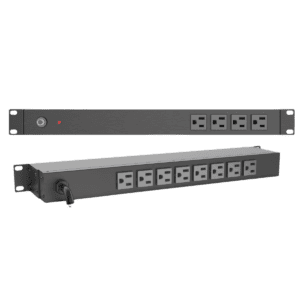 Centaurus Basic PDU 12 x 15A NEMA 5-15R Receptacle, with 15A CB and 6ft Power Cord with NEMA 5-15P Plug